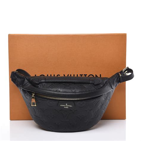 louis vuitton empreinte bumbag black|Designer Bumbags, Fanny Packs, & Belt Bags .